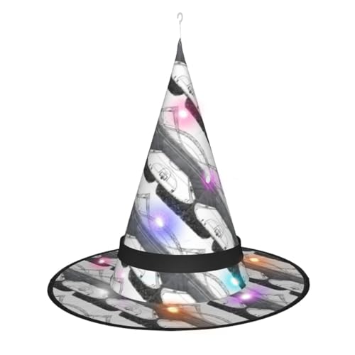 Lghdfyo Halloween-Hexenhüte für Erwachsene, hängende dekorative Hüte, faltbare Hexenhüte, Rollenspiele, Kleidung, Zubehör, Hüte Lghdfyo Halloween-Hexenhüte für Erwachsene, hängende dekorative Hüte, faltbare Hexenhüte, Rollenspiele, Kleidung, Zubehör, Hüte von Lghdfyo
