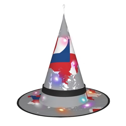 Lghdfyo Halloween-Hexenhüte für Erwachsene, hängende dekorative Hüte, faltbare Hexenhüte, Rollenspiele, Kleidung, Zubehör, Hüte von Lghdfyo