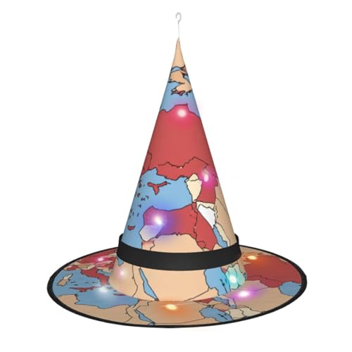 Lghdfyo Halloween-Hexenhüte für Erwachsene, hängende dekorative Hüte, faltbare Hexenhüte, Rollenspiele, Kleidung, Zubehör, Hüte von Lghdfyo
