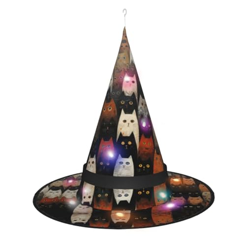Lghdfyo Halloween-Hexenhüte für Erwachsene, hängende dekorative Hüte, faltbare Hexenhüte, Rollenspiele, Kleidung, Zubehör, Hüte Lghdfyo Halloween-Hexenhüte für Erwachsene, hängende dekorative Hüte, faltbare Hexenhüte, Rollenspiele, Kleidung, Zubehör, Hüte von Lghdfyo