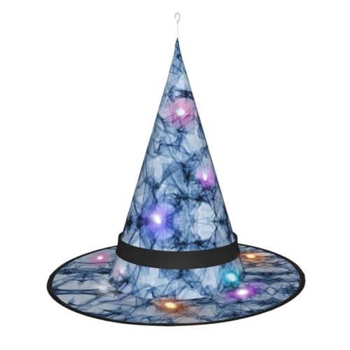 Lghdfyo Halloween-Hexenhüte für Erwachsene, hängende dekorative Hüte, faltbare Hexenhüte, Rollenspiele, Kleidung, Zubehör, Hüte von Lghdfyo