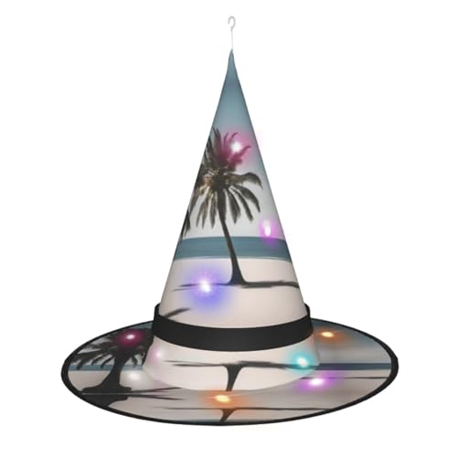 Lghdfyo Halloween-Hexenhüte für Erwachsene, hängende dekorative Hüte, faltbare Hexenhüte, Rollenspiele, Kleidung, Zubehör, Hüte von Lghdfyo