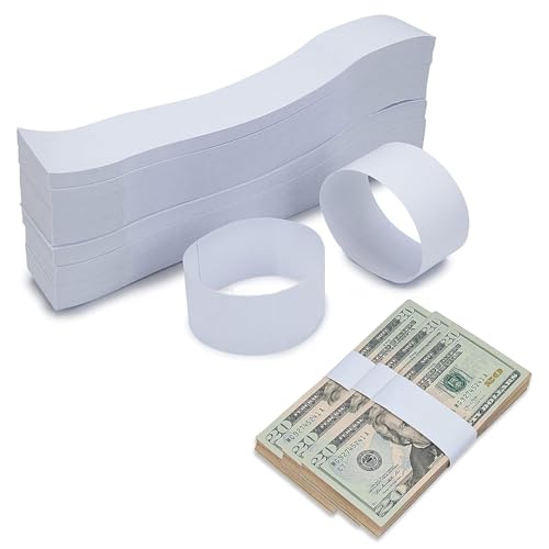 400 Stück Selbstklebend Geldbänder, 192 x 29 mm Geldschein Banderolen, Währung Rechnung Band, Geldscheinverpackungen Geld-Bargeldbänder, Geldumschläge Geldbänder für Noten Wraps Geld organisieren 400 Stück Selbstklebend Geldbänder, 192 x 29 mm Geldschein Banderolen, Währung Rechnung Band, Geldscheinverpackungen Geld-Bargeldbänder, Geldumschläge Geldbänder für Noten Wraps Geld organisieren von Lguaquanx
