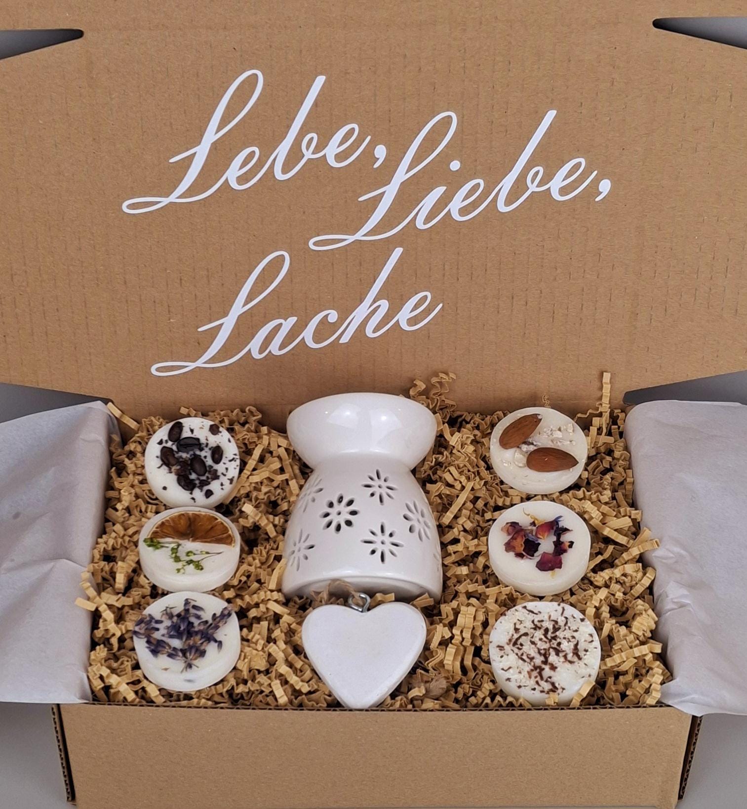 Duftmelts, Duftmelts Geschenkbox Personalisiert, Duftlampe, Wellnessgeschenk Freundin Mutter, Geschenkkorb, Aromatherapie Duftmelts, Duftmelts Geschenkbox Personalisiert, Duftlampe, Wellnessgeschenk Freundin Mutter, Geschenkkorb, Aromatherapie von LiBebyLisa