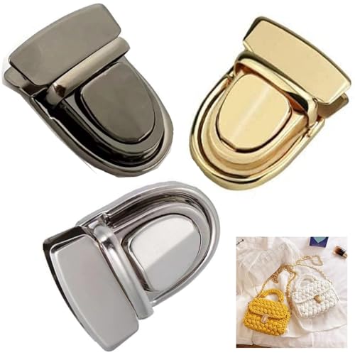 LiJuanWang Drehverschluss Tasche,6 Stück Geldbörse Push Lock Set,Geldbörse Push Lock,Steckschloss für Taschen,Taschenverschluss Catch Tuck Lock, für Leder Tasche Handtasche DIY Handwerk Tasche LiJuanWang Drehverschluss Tasche,6 Stück Geldbörse Push Lock Set,Geldbörse Push Lock,Steckschloss für Taschen,Taschenverschluss Catch Tuck Lock, für Leder Tasche Handtasche DIY Handwerk Tasche von LiJuanWang