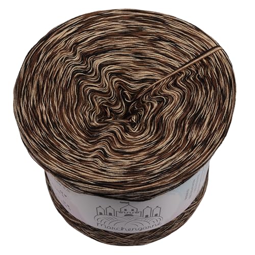 Farbverlaufsgarn Meliert 6Fach 300g - 750m Bobbel Wolle häkeln stricken strickgarn (Melodie der Bäume) von LiLu´s Märchengarne