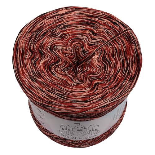 Farbverlaufsgarn Meliert 6Fach 300g - 750m Bobbel Wolle häkeln stricken strickgarn (Melodie der Freundschaft) von LiLu´s Märchengarne