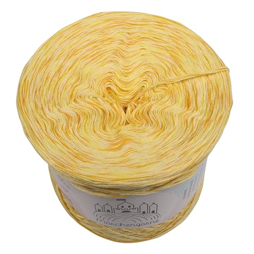 Farbverlaufsgarn Meliert 6Fach 300g - 750m Bobbel Wolle häkeln stricken strickgarn (Melodie der Sonne) von LiLu´s Märchengarne