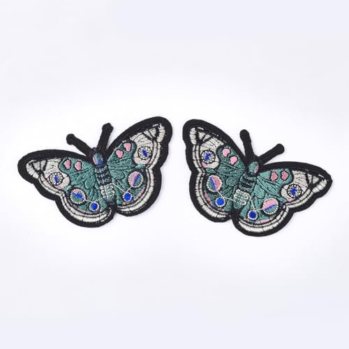 LiQunSweet 10 Stück 8,7 cm Schmetterlings-Bügelbilder, bestickte Flicken zum Aufnähen auf Applikationen, Tier-Aufnäher für Jacke, Jeans, Stoff, Taschen, Schuhe, Heimdekoration LiQunSweet 10 Stück 8,7 cm Schmetterlings-Bügelbilder, bestickte Flicken zum Aufnähen auf Applikationen, Tier-Aufnäher für Jacke, Jeans, Stoff, Taschen, Schuhe, Heimdekoration von LiQunSweet