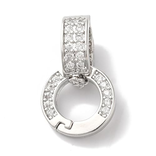 LiQunSweet 10 Stück Messing-Faltschließe mit Zirkonia, austauschbare Bügelverschlüsse für Armbänder, Halsketten, Schmuckherstellung LiQunSweet 10 Stück Messing-Faltschließe mit Zirkonia, austauschbare Bügelverschlüsse für Armbänder, Halsketten, Schmuckherstellung von LiQunSweet