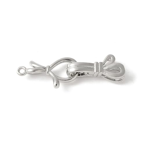 LiQunSweet 10 Stück Messing-Faltverschlüsse, Halsketten-Verlängerung, Schleife, Faltverschlüsse, Armband-Verlängerungen für Armband, Halskette, Schmuckherstellung, DIY-Zubehör LiQunSweet 10 Stück Messing-Faltverschlüsse, Halsketten-Verlängerung, Schleife, Faltverschlüsse, Armband-Verlängerungen für Armband, Halskette, Schmuckherstellung, DIY-Zubehör von LiQunSweet