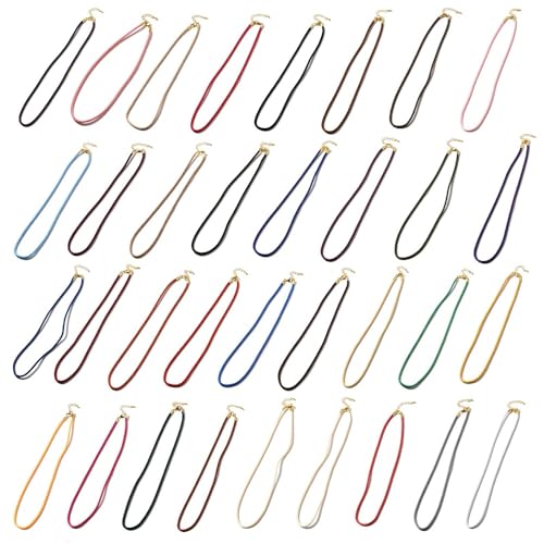 LiQunSweet 10 Stück gemischte Farben, unlackierte Nylon-Halsketten, Schnur mit Fundstücken, Karabinerverschlüsse, gewachstes Seil für DIY-Halsketten, Schmuck, Basteln, Dekoration LiQunSweet 10 Stück gemischte Farben, unlackierte Nylon-Halsketten, Schnur mit Fundstücken, Karabinerverschlüsse, gewachstes Seil für DIY-Halsketten, Schmuck, Basteln, Dekoration von LiQunSweet