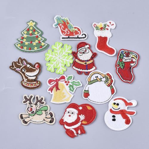 LiQunSweet 120 Stück Merry Christmas Patches Jeans Jacken Taschen Patch Bier Weihnachtsmann Schneeflocke Schneemann Weihnachtsmann Jingle-Bell Nähen Applikation Reparatur Patch für Kleidung DIY LiQunSweet 120 Stück Merry Christmas Patches Jeans Jacken Taschen Patch Bier Weihnachtsmann Schneeflocke Schneemann Weihnachtsmann Jingle-Bell Nähen Applikation Reparatur Patch für Kleidung DIY von LiQunSweet