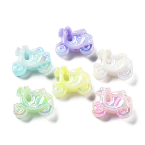LiQunSweet 20 Stück gemischte Farben, Motorrad-Acrylperlen, Kraftfahrzeug-Transport, lose Perlen für DIY-Schmuck, Armbänder, Halsketten, Ohrringe, Handwerk, Tasche, Schlüsselanhänger, Handydekoration LiQunSweet 20 Stück gemischte Farben, Motorrad-Acrylperlen, Kraftfahrzeug-Transport, lose Perlen für DIY-Schmuck, Armbänder, Halsketten, Ohrringe, Handwerk, Tasche, Schlüsselanhänger, Handydekoration von LiQunSweet