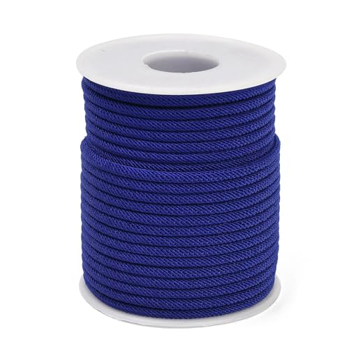 LiQunSweet 20 m lange geflochtene Nylonschnur mit Spule, dekorativ, gedrehtes Satin-Milanaise-Seil für Heimdekoration, Vorhang, Fliege, Abschlussfeier, Ehrenkordel LiQunSweet 20 m lange geflochtene Nylonschnur mit Spule, dekorativ, gedrehtes Satin-Milanaise-Seil für Heimdekoration, Vorhang, Fliege, Abschlussfeier, Ehrenkordel von LiQunSweet
