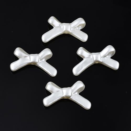 LiQunSweet 380 Stück Acryl-Imitationsperlen mit Schleife, lose Perlen-Kits, Fliege, Abstandshalter für Schmuckherstellung, Bastelzubehör LiQunSweet 380 Stück Acryl-Imitationsperlen mit Schleife, lose Perlen-Kits, Fliege, Abstandshalter für Schmuckherstellung, Bastelzubehör von LiQunSweet