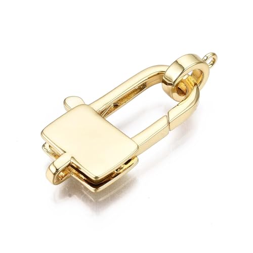 LiQunSweet 5 Sets Messing-Karabinerverschlüsse, goldene Karabinerverschlüsse und Verschluss, Schnappverschluss für Schmuckherstellung, 9 x 7 mm LiQunSweet 5 Sets Messing-Karabinerverschlüsse, goldene Karabinerverschlüsse und Verschluss, Schnappverschluss für Schmuckherstellung, 9 x 7 mm von LiQunSweet