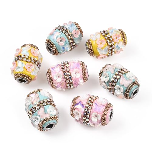 LiQunSweet 5 Stück gemischte Farben, Spalte Indonesien, Polymer-Ton-Perlen, Schmetterling, Blume, ethnische Abstandshalter, Perlen für DIY, Schmuck, Armband, Halskette, Ohrringe, Handwerk LiQunSweet 5 Stück gemischte Farben, Spalte Indonesien, Polymer-Ton-Perlen, Schmetterling, Blume, ethnische Abstandshalter, Perlen für DIY, Schmuck, Armband, Halskette, Ohrringe, Handwerk von LiQunSweet
