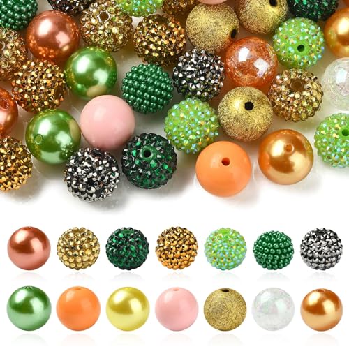 LiQunSweet 50 Stück gemischte Farben, 20 mm, Kaugummi-Acrylperlen, klobig, rund, Disco-Perlen für DIY-Schmuck, Armbänder, Halsketten, Ohrringe, Handwerk, Tasche, Schlüsselanhänger, Handy-Dekoration LiQunSweet 50 Stück gemischte Farben, 20 mm, Kaugummi-Acrylperlen, klobig, rund, Disco-Perlen für DIY-Schmuck, Armbänder, Halsketten, Ohrringe, Handwerk, Tasche, Schlüsselanhänger, Handy-Dekoration von LiQunSweet