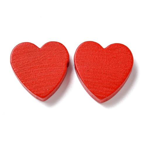 LiQunSweet 500 Stück rote Holzperlen mit Herzmotiv, Liebe, bedruckt, schöne Abstandshalter, Perlen für DIY-Schmuck, Armbänder, Halsketten, Ohrringe, Schlüsselanhänger, Taschen, Basteln, Dekoration LiQunSweet 500 Stück rote Holzperlen mit Herzmotiv, Liebe, bedruckt, schöne Abstandshalter, Perlen für DIY-Schmuck, Armbänder, Halsketten, Ohrringe, Schlüsselanhänger, Taschen, Basteln, Dekoration von LiQunSweet