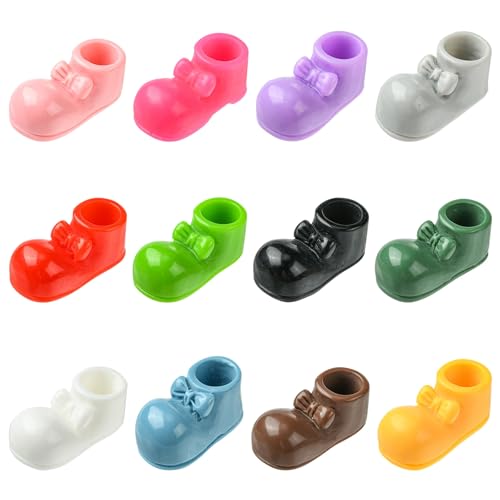 LiQunSweet 60 Stück 12 Farben Stiefel mit Schleife, Kunstharz, Ornament, Cabochons, kreative Schuhform, kein Loch, Perlen für Heimwerker, Schmuck, Verzierung, Handwerk, Zuhause LiQunSweet 60 Stück 12 Farben Stiefel mit Schleife, Kunstharz, Ornament, Cabochons, kreative Schuhform, kein Loch, Perlen für Heimwerker, Schmuck, Verzierung, Handwerk, Zuhause von LiQunSweet