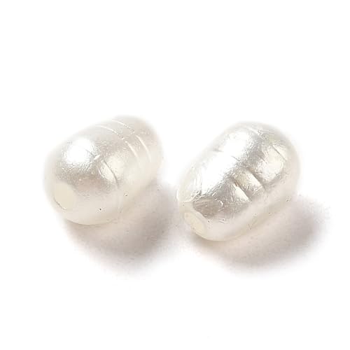 LiQunSweet Acrylperlen in Tropfenform, cremeweiß, 4,5 x 6,5 mm, lose Abstandshalter für Schmuckherstellung, Basteln, 6000 Stück von LiQunSweet