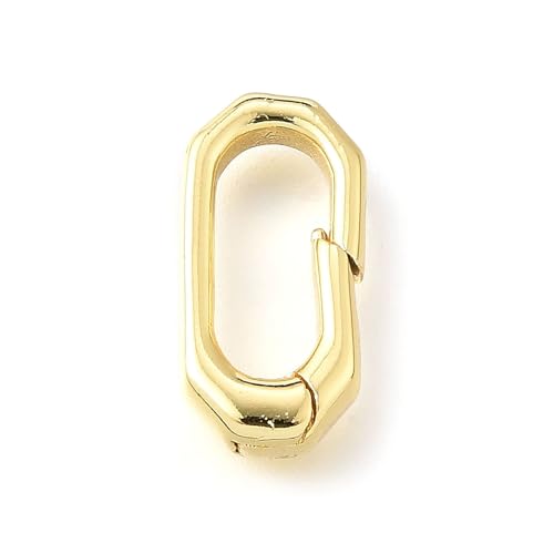 LiQunSweet Karabinerhaken aus Messing, oval, 16,5 x 8 mm, für Halsketten, Schlüsselanhänger, Taschen, Schlüsselanhänger, Schmuckherstellung, 10 Stück LiQunSweet Karabinerhaken aus Messing, oval, 16,5 x 8 mm, für Halsketten, Schlüsselanhänger, Taschen, Schlüsselanhänger, Schmuckherstellung, 10 Stück von LiQunSweet