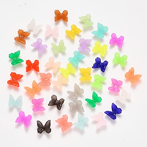 LiQunSweet Mini-Schmetterlings-Cabochons aus Kunstharz, 3D, Frühlings-Insekten, Tiere, ohne Loch, Perlen für Heimwerker, Schmuck, Verzierung, Handwerk, Schuhkunst, Nägel, Handyzubehör, 50 Stück LiQunSweet Mini-Schmetterlings-Cabochons aus Kunstharz, 3D, Frühlings-Insekten, Tiere, ohne Loch, Perlen für Heimwerker, Schmuck, Verzierung, Handwerk, Schuhkunst, Nägel, Handyzubehör, 50 Stück von LiQunSweet