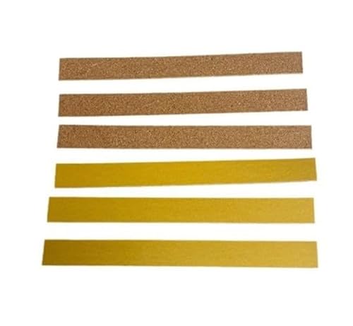 10 Stück selbstklebende Korkstreifen für Hut, rutschfeste Huteinsätze für Leder/Filz/Strohhüte, 200 x 20 x 2 mm 10 Stück selbstklebende Korkstreifen für Hut, rutschfeste Huteinsätze für Leder/Filz/Strohhüte, 200 x 20 x 2 mm von LiTaiJingNice