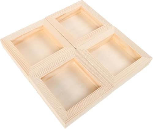 4 Stück unlackierte Holz-Bilderrahmen, DIY-Bilderrahmen-Kits, für Schule, Klassenzimmer, DIY-Malprojekte 4 Stück unlackierte Holz-Bilderrahmen, DIY-Bilderrahmen-Kits, für Schule, Klassenzimmer, DIY-Malprojekte von LiTaiJingNice