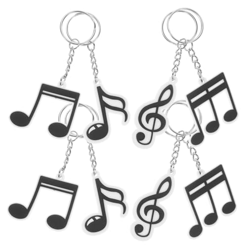 LiTaiJingNice 20 Stück Schlüsselanhänger im Musikstil, Musik-Partygeschenke, Schlüssel-Anhänger, Dekorationen von LiTaiJingNice