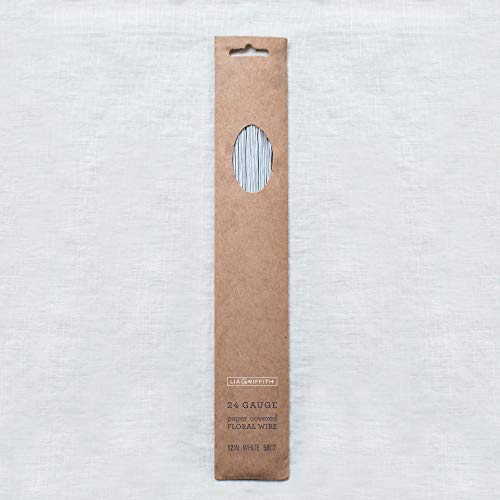 Lia Griffith Blumendraht PLG43004, Basteldraht, Weiss/opulenter Garten, 24 Gauge, 12" Length, 50 stück Lia Griffith Blumendraht PLG43004, Basteldraht, Weiss/opulenter Garten, 24 Gauge, 12" Length, 50 stück von Lia Griffith