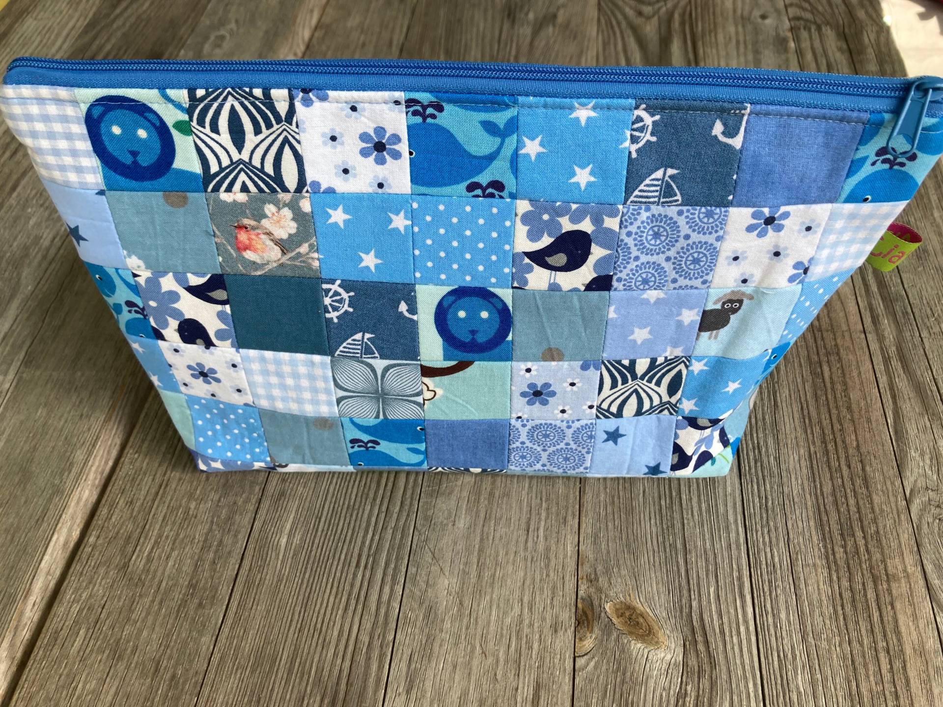 Wickeltasche, Kosmetiktasche in Hellblau Wickeltasche, Kosmetiktasche in Hellblau von LiaMalaDE