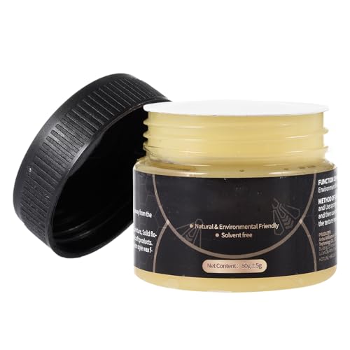 Bienenwachs Holzpflege, Holzwachs Möbelwachs, Natürliche Möbelpolitur Und Conditioner, Bienenwachspolitur Für Holz Und Möbel, 80g Bienenwachs Holzpflege, Holzwachs Möbelwachs, Natürliche Möbelpolitur Und Conditioner, Bienenwachspolitur Für Holz Und Möbel, 80g von Liakyunf