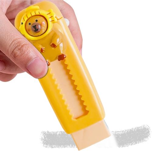 Einziehbarer Radiergummi Capybara, Duftende Radiergummi Lustig Push Pull Eraser Für Kinder, Mädchen, Studenten von Liakyunf