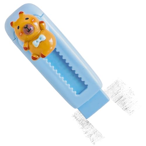 Einziehbarer Radiergummi Capybara, Duftende Radiergummi Lustig Push Pull Eraser Für Kinder, Mädchen, Studenten von Liakyunf