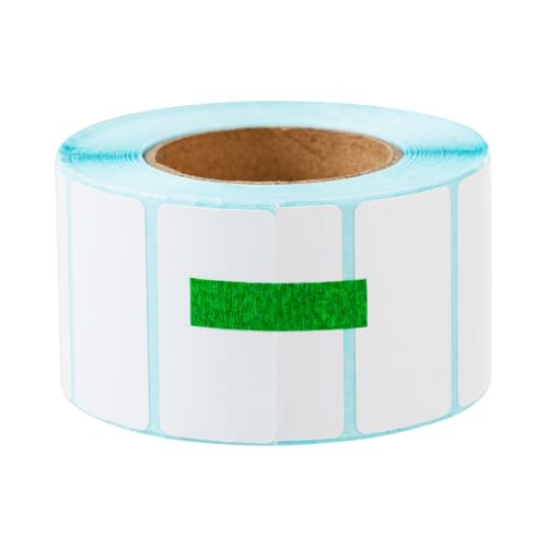 LiangYuanZen 1000 Stück Etiketten Selbstklebend, Es gibt zwei größen: 5 x 3cm and 4 x 2 cm, Haushaltsetiketten Klebeetiketten, Aufkleber Weiß, für Büro, Küche,Marmelade. (4 * 2cm 1000 Stück) von LiangYuanZen