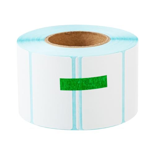 LiangYuanZen 1000 Stück Etiketten Selbstklebend, Es gibt zwei größen: 5 x 3cm and 4 x 2 cm, Haushaltsetiketten Klebeetiketten, Aufkleber Weiß, für Büro, Küche,Marmelade. (5 * 3cm 1000 Stück) von LiangYuanZen