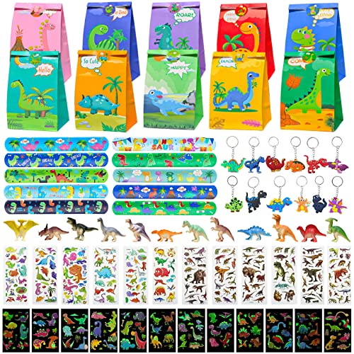 Dino Party Mitgebsel Kindergeburtstag, Party Gastgeschenke Kinder, Give Aways Kindergeburtstag Jungen mit Dino Schlüsselanhänger Schnapparmband Geschenktüte Mini Dinos Figuren und Tattoo Aufkleber Dino Party Mitgebsel Kindergeburtstag, Party Gastgeschenke Kinder, Give Aways Kindergeburtstag Jungen mit Dino Schlüsselanhänger Schnapparmband Geschenktüte Mini Dinos Figuren und Tattoo Aufkleber von Liangding