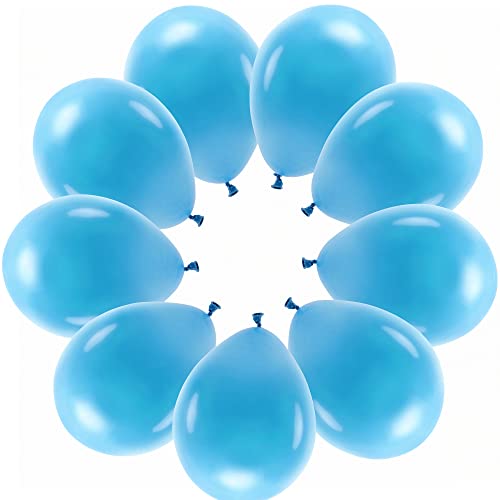 10 Pastell Türkis Luftballons Eco Ballons Made in EU Deko Geburtstag Kinder Erwachsene Hochzeit Party pastelltürkis Ballons pastell Ballon Helium geeignet von Libetui