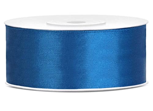 25 Meter Satinband Blau breites Band 38mm Schleifenband Blau Dekoband Geschenkband Blau Geschenkverpackung ribbon blue Blaue Schleife von Libetui