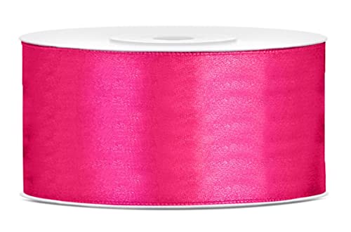 25 Meter Satinband Pink Band Breite 38mm Schleifenband Satin Dekoband Dunkelpink Geschenkband Deko Hochzeit Geschenkverpackung pinkes Band 25 Meter Satinband Pink Band Breite 38mm Schleifenband Satin Dekoband Dunkelpink Geschenkband Deko Hochzeit Geschenkverpackung pinkes Band von Libetui
