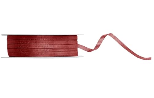 50 Meter Satinband Dunkelrot 3mm Satinband bordeaux Schleifenband Dunkelrot Satin Dekoband Weinrot Geschenkband dunkelrotes Dekoband Weihnachtsdeko Geschenkverpackung Hochzeit Band Weinrot 50 Meter Satinband Dunkelrot 3mm Satinband bordeaux Schleifenband Dunkelrot Satin Dekoband Weinrot Geschenkband dunkelrotes Dekoband Weihnachtsdeko Geschenkverpackung Hochzeit Band Weinrot von Libetui