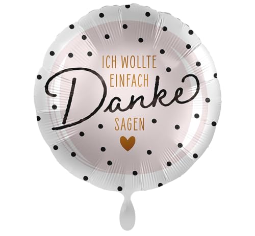 Folienballon Danke Danksagung 'Ich wollte einfach DANKE sagen' Ballon Dankeschön Abschied LehrerIn Geschenk Nachbar Familie Geburtstag Muttertag Vatertag, Made in EU von Libetui
