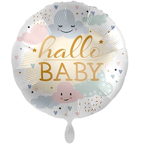Folienballon Hallo Baby Ballon Babyparty Hello Baby Willkommen Luftballon Made in EU ungefüllt, Helium geeignet Folienballon Hallo Baby Ballon Babyparty Hello Baby Willkommen Luftballon Made in EU ungefüllt, Helium geeignet von Libetui