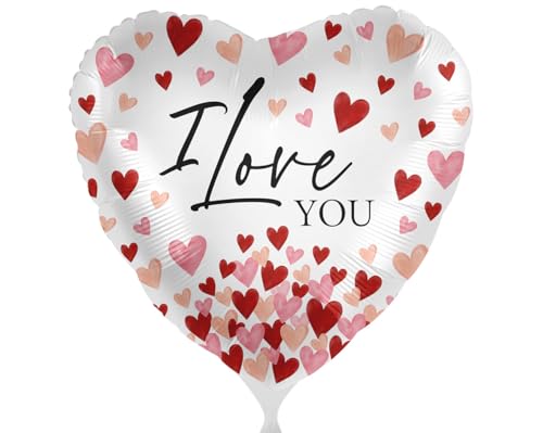 Folienballon I love You Ballon Heiratsantrag Verlobung Geschenk Hochzeit Liebeserklärung Ich liebe Dich Deko Hochzeitstag Valentinstag Made in EU von Libetui
