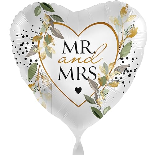 Folienballon MR. & MRS Luftballon Hochzeit Verlobung Geschenk Brautpaar Luftballon Hochzeitsdeko Ballon Herzballon Pflanzen, Made in EU Folienballon MR. & MRS Luftballon Hochzeit Verlobung Geschenk Brautpaar Luftballon Hochzeitsdeko Ballon Herzballon Pflanzen, Made in EU von Libetui