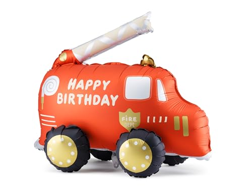 XL Folienballon Feuerwehrauto Feuerwehr Fahrzeug Ballon Deko Feuerwehr Geburtstag Kindergeburtstag Junge Mädchen Geschenk Kinder XL Folienballon Feuerwehrauto Feuerwehr Fahrzeug Ballon Deko Feuerwehr Geburtstag Kindergeburtstag Junge Mädchen Geschenk Kinder von Libetui