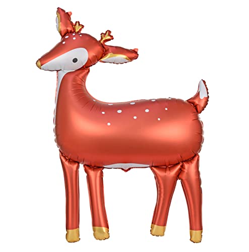 XXL Folienballon süßes Reh Ballon Deko Geburtstag Mädchen Junge Geschenk Kindergeburtstag Weihnachten Motto Party Wald Waldtiere Deer 105cm XXL Folienballon süßes Reh Ballon Deko Geburtstag Mädchen Junge Geschenk Kindergeburtstag Weihnachten Motto Party Wald Waldtiere Deer 105cm von Libetui