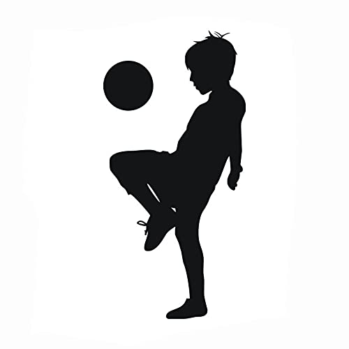 Wandtattoo für Kinderzimmer, Motiv Fußball / Basketball, Wanddekoration Playing boys football von Lichi